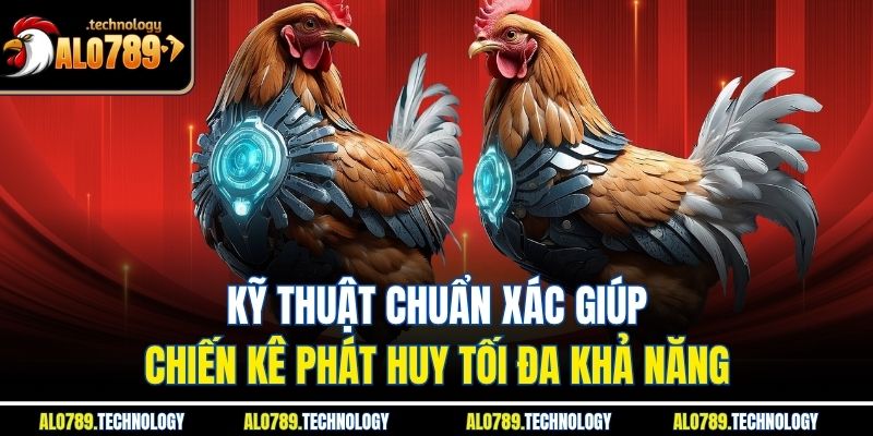 Kỹ thuật chuẩn xác giúp chiến kê phát huy tối đa khả năng
